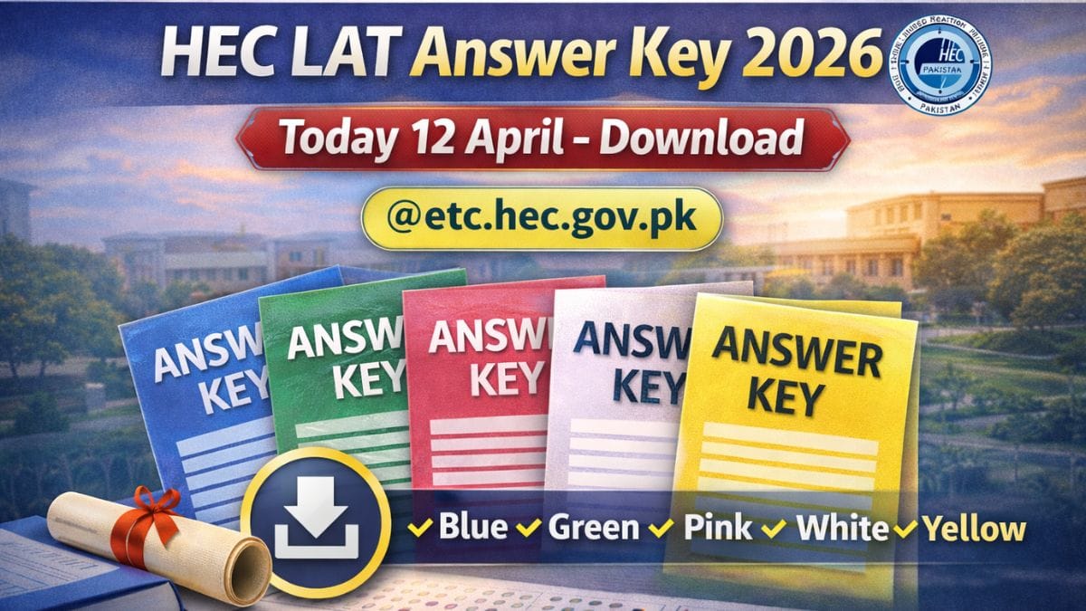 HEC LAT Answer Key 2026 Today 12 April Download – @ etc.hec.gov.pk
